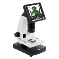 Цифровий мікроскоп SIGETA Forward 10x-500x 5.0Mpx 3.5" LCD  (Безкоштовна доставка)
