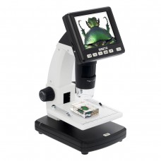 Цифровий мікроскоп SIGETA Forward 10x-500x 5.0Mpx 3.5" LCD  (Безкоштовна доставка)