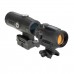 Коліматорний приціл HOLOSUN ARO-EVO-SPR-RD та збільшувач HM3X (Combo Set)