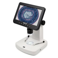 Цифровий мікроскоп SIGETA Numeric Pro 10x-300x 5 MP 7" LCD  (Безкоштовна доставка)