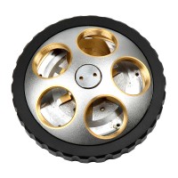 Револьверна головка SIGETA для мікроскопа на 5 об'єктивів  (Безкоштовна доставка)