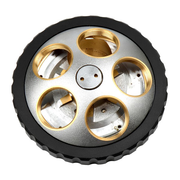 Револьверна головка SIGETA для мікроскопа на 5 об'єктивів  (Безкоштовна доставка)