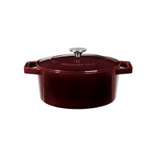 Каструля чавунна 24 см 4,35 л Berlinger Haus Metallic Line Burgundy Edition (BH-6497)