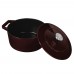 Каструля чавунна 24 см 4,35 л Berlinger Haus Metallic Line Burgundy Edition (BH-6497)