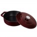 Каструля чавунна 26 см 2,57 л Berlinger Haus Metallic Line Burgundy Edition (BH-6498)