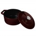Каструля чавунна 20 см 2,75 л Berlinger Haus Metallic Line Burgundy Edition (BH-6516)