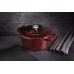 Каструля чавунна 20 см 2,75 л Berlinger Haus Metallic Line Burgundy Edition (BH-6516)