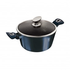 Каструля з кришкою Berlinger Haus Metallic Line Aquamarine Edition 8 л (BH-7148)