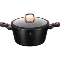 Каструля з кришкою 24 см 4,1 л Berlinger Haus Black Rose Collection (BH-1642N)