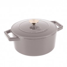 Каструля чавунна 24 см 4,35 л Berlinger Haus Taupe Collection (BH-6525)