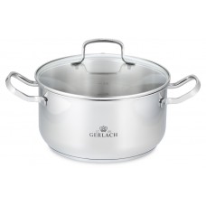 Каструля з кришкою 24 см 4,5 л Gerlach Simple (5901035499805)