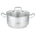 Каструля з кришкою 24 см 4,5 л Gerlach Simple (5901035499805)