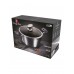 Каструля з кришкою 30 см 8 л Berlinger Haus Metallic Line Carbon Pro Edition (BH-6924)