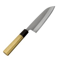 Ніж кухонний Santoku 165 мм лезо, 64HRC, HSS R2 ламінат SUS410, HONMAMON (4582243655668)