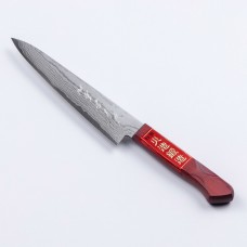 Ніж кухонний Paring 150 мм лезо, VG10 Damascus 61HRC, (1115272) від майстра SHIGEKI TANAKA, HONMAMON