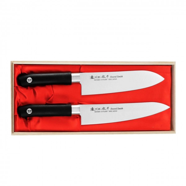 Набір із 2-х кухонних ножів Satake Swordsmith (HG8325W)