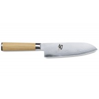 Кухонний ніж KAI Shun Classic White Сантоку 180 мм (DM-0702W) (Уцінка)