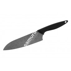 Ніж кухонний Сантоку 180 мм Samura Golf Stonewash (SG-0095B)