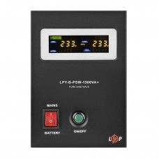 ДБЖ з правильною синусоїдою 24V LPY-B-PSW-1500VA+(1050Вт) 10A/15A  (Безкоштовна доставка)