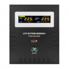 ДБЖ з правильною синусоїдою 48V LPY-B-PSW-6000VA+(4200Вт)10A/20A  (Безкоштовна доставка)