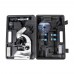 Микроскоп SIGETA PRIZE NOVUM 20x-1280x с камерой 0.3Mp (в кейсе)  (Бесплатная доставка)