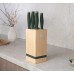 Набір ножів на дерев'яній підставці Berlinger Haus Matte Green Collection (BH-2751)
