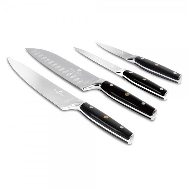 Набір ножів 4 предмети Berlinger Haus Matte Black Collection (BH-3135)