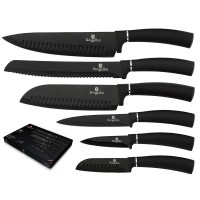 Набір ножів 6 предметів Berlinger Haus Matte Black Collection (BH-2383)