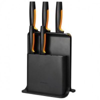 Набір кухонних ножів із пластиковим блоком Fiskars Functional Form (1057554)