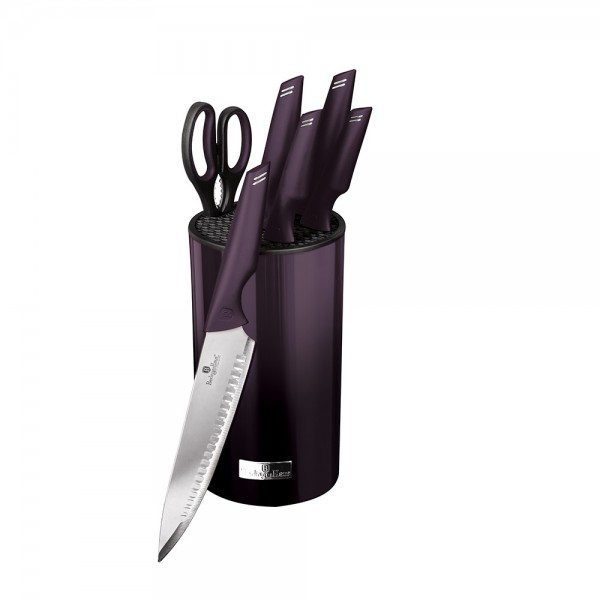 Набір ножів із 7 предметів Berlinger Haus Purple Eclipse Collection (BH-2798)