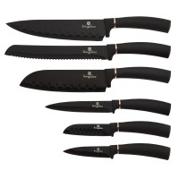 Набір ножів 6 предметів Berlinger Haus Black Rose Collection (BH-2337)