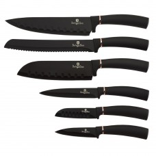 Набір ножів 6 предметів Berlinger Haus Black Rose Collection (BH-2337)
