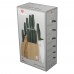 Набір ножів із 10 предметів Berlinger Haus Matte Green Collection (BH-3123)