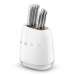 Набір ножів із 7 предметів Smeg 50'S RETRO STYLE (KBSF02WH)