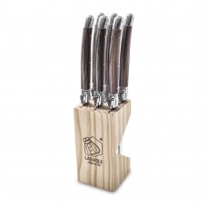 Набір із 6 стейкових ножів з підставкою Style de Vie Premium Line (8PremDarkWood)