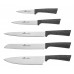 Набір із 5 кухонних ножів і підставки Gerlach Smart Granit (5901035502864)