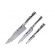 Набір із 3 кухонних ножів Samura Bamboo (SBA-0220)
