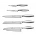 Набір із 5 кухонних ножів і підставки Gerlach Fine (5901035502871)
