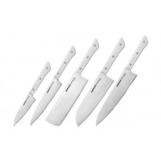 Набір із 5 кухонних ножів Samura Harakiri (SHR-0250W)