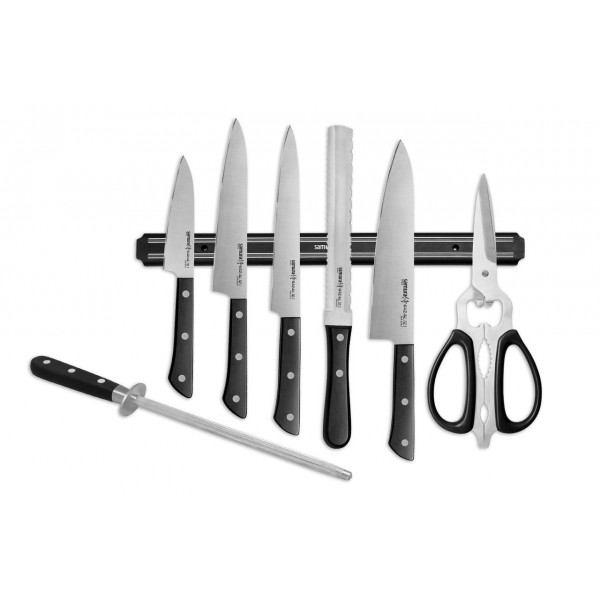 Набір кухонних ножів 8 в 1 Samura Harakiri (SHR-0280B)