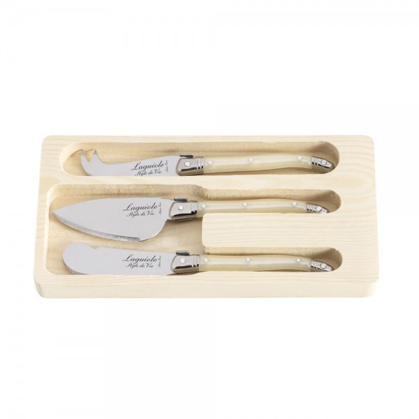 Набір із 3 ножів для сиру Style de Vie Premium Line (KaasParel3Del)