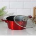 Набір посуду 13 предметів Berlinger Haus Metallic Line Burgundy Edition (BH-7057)