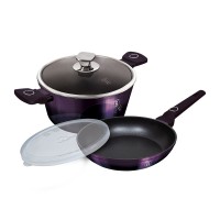 Набір посуду 4 предмета Berlinger Haus Purple Eclipse Collection (BH-7102)