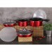 Набір посуду Berlinger Haus Metallic Line Burgundy Edition (BH-6145)