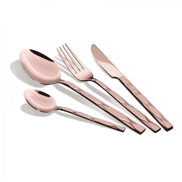 Набір столових приборів 24 предмети Berlinger Haus Rose Gold Edition (BH-3082)