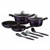 Набір посуду 10 предметів Berlinger Haus Purple Eclipse Collection (BH-7140)