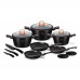 Набір посуду 14 предметів Berlinger Haus Black Rose Collection (BH-7187)