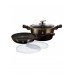 Набір посуду 5 предмет Berlinger Haus Metallic Line Shiny Black Edition (BH-6616)