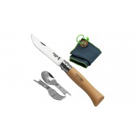 Набір столових приборів з ножем №8 Opinel Picnic Plus (002500)