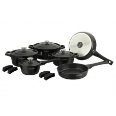 Набір посуду 14 предметів Royalty Line (RL-OS1014M Black)
